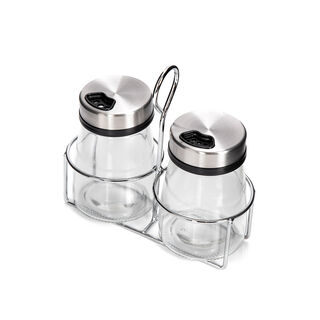 PLATS salt & pepper shaker, set of 2, stainless steel - IKEA
